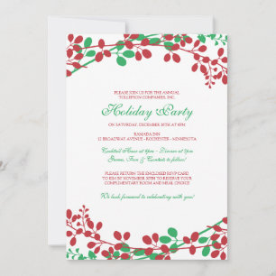 Invitación de Navidad de Jardín Exquisito - Nuevo