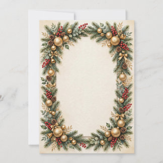 Invitación de Navidad elegante