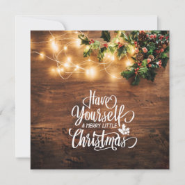 Invitación de Navidad Ten una Feliz Navidad