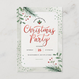 invitación de navidades