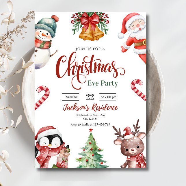 Invitación de navidades a la fiesta, fiesta Navida (Subido por el creador)