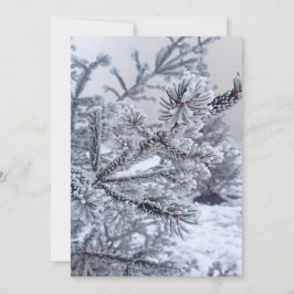 Invitación de navidades, árbol de Navidad bajo la 