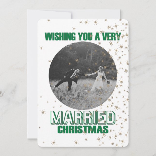 Invitación de Navidades casados (Anverso)