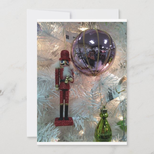 INVITACIÓN DE NAVIDADES DE ÁRBOLES BLANCOS (Anverso)