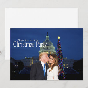 Invitación de Navidades de Donald y Melania
