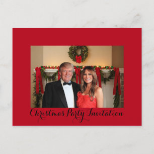 Invitación de Navidades de Donald y Melania