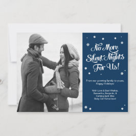 Invitación de Navidades de Embarazo en Noches Sile