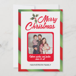 Invitación de Navidades de fotografía familiares p
