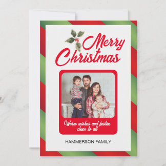 Invitación de Navidades de fotografía familiares p