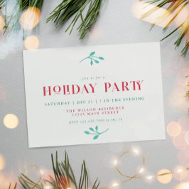 Invitación de Navidades de invitaciones de feriado