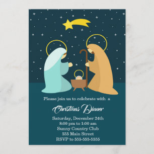 Invitación de navidades de vacaciones regalos nati