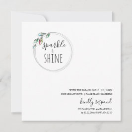 Invitación de Navidades escandinavos modernos y ún