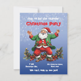 Invitación de Navidades personalizables