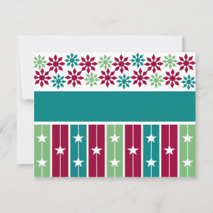Invitación de navidades Stripes - personalizar