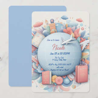 Invitación de Nicole para eventos de temas de viaj