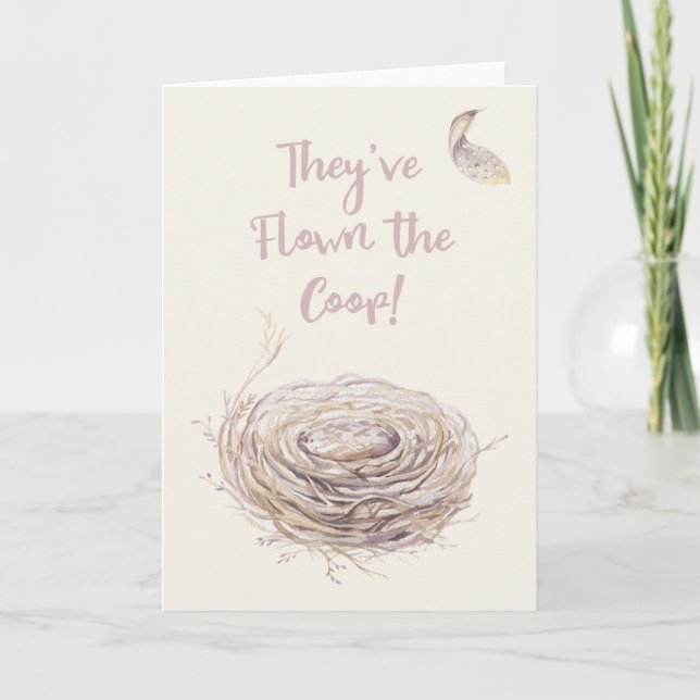 Invitación de nido vacío (Anverso)