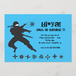 Invitación de Ninja
