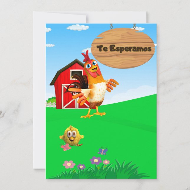 INVITACION DE NIÑO (Reverso)