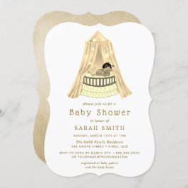 Invitación de niño o Chica de cuna de Baby Shower