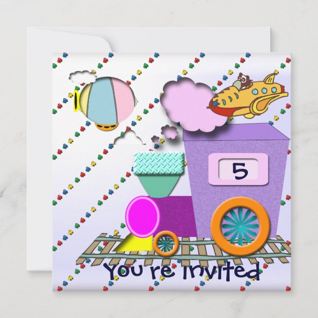 Invitación de niño pequeño (Anverso)