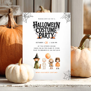 Invitación de niños Fiestas de disfraces de Hallow