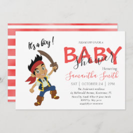 Invitación de niños piratas de Baby Shower
