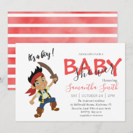 Invitación de niños piratas de Baby Shower