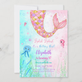 Invitación de Niños Sirena