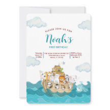 Invitación de Noah al cumpleaños árabe.