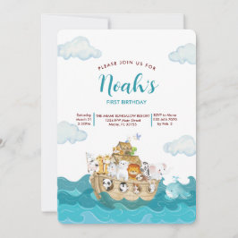 Invitación de Noah al cumpleaños árabe.