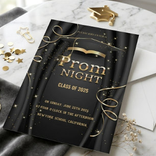 Invitación de Noche de Gala de Graduación Clase de