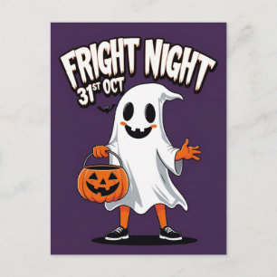 Invitación de Noche de Terror de Fantasma Sonrient