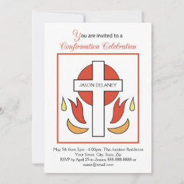 Invitación de nombre personalizable, confirmación