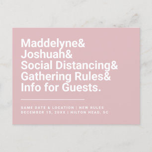 Invitación de Normas de Seguridad de Distancia Soc