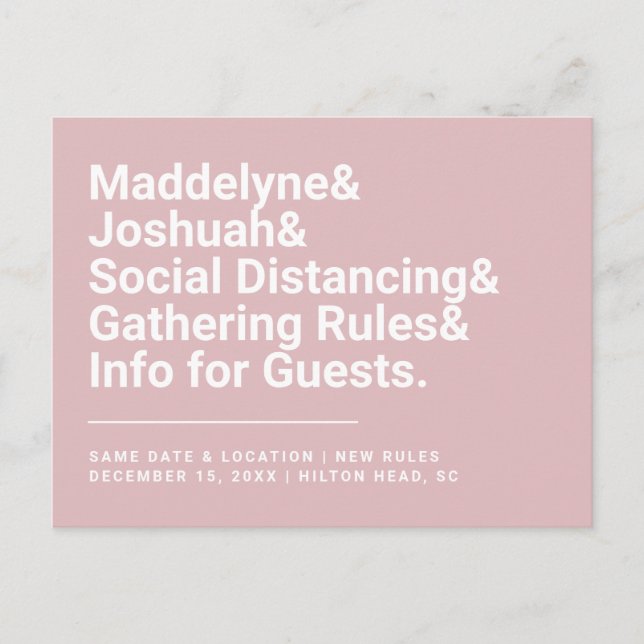 Invitación de Normas de Seguridad de Distancia Soc (Anverso)