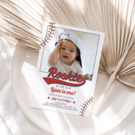 Invitación de novato del año primer cumpleaños