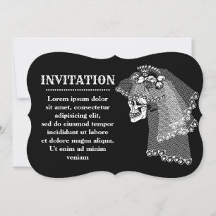 Invitación de Novia Calavera