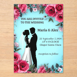 ✨ Invitación de Novia Floral para Evento de Compro