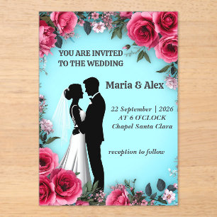 ✨ Invitación de Novia Floral para Evento de Compro