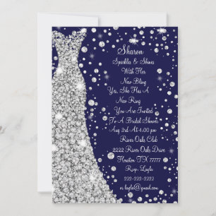 Invitación de novias con traje de Boda con estuche