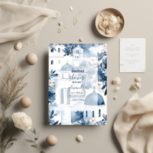 Invitación de novias de destino de color de agua S