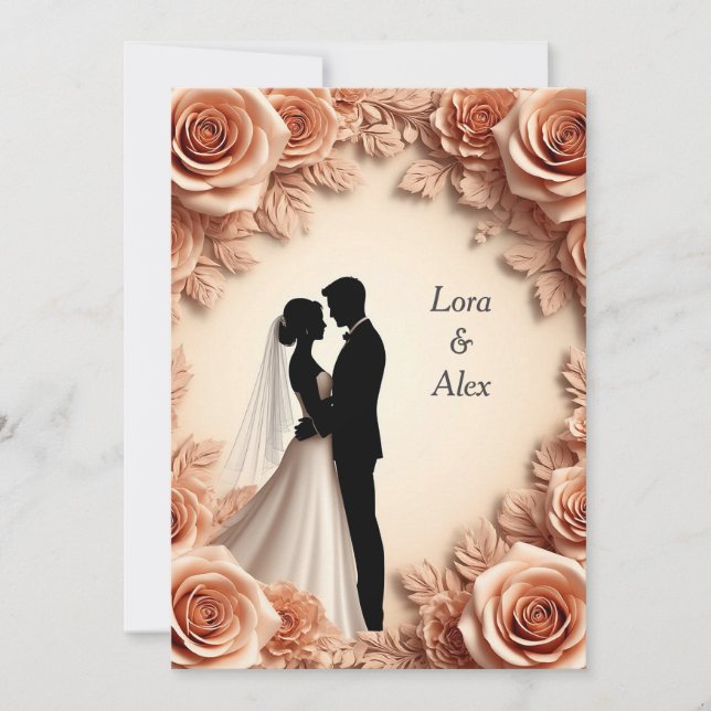✨ Invitación de novios para invitados de boda ✨ (Anverso)