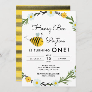 Invitación de nuestro primer cumpleaños a nuestro 