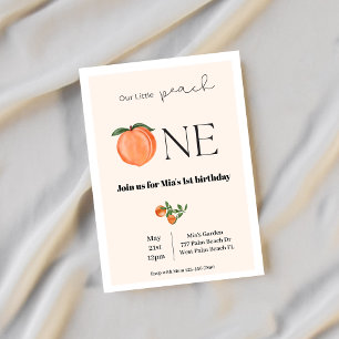 Invitación de nuestro primer cumpleaños a nuestro