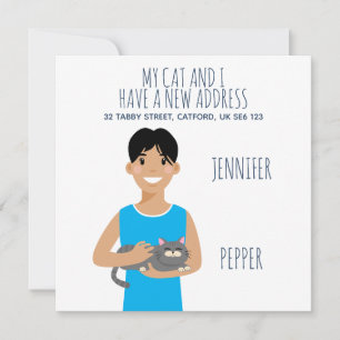 Invitación de nueva dirección personalizada