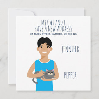 Invitación de nueva dirección personalizada