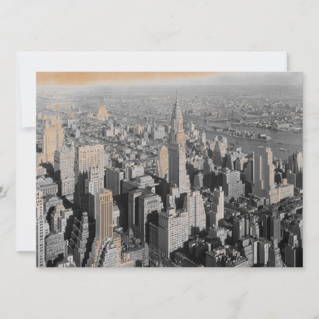 Invitación de Nueva York 5,5 x 6,5 (Anverso)