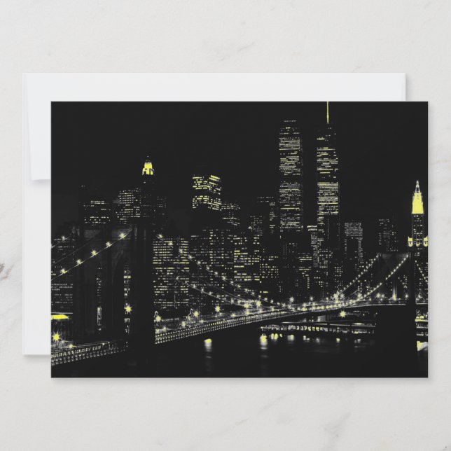 Invitación de Nueva York 5,5 x 6,5 (Anverso)