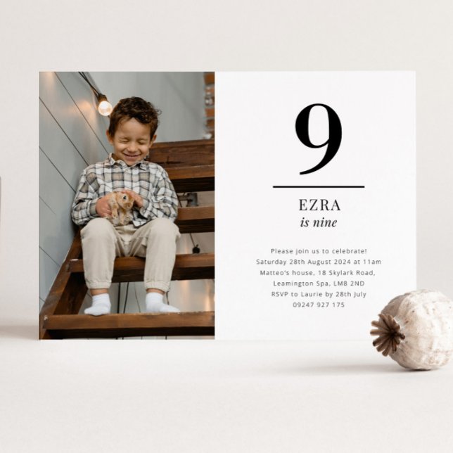 Invitación de nueve fotos de paisaje (Subido por el creador)