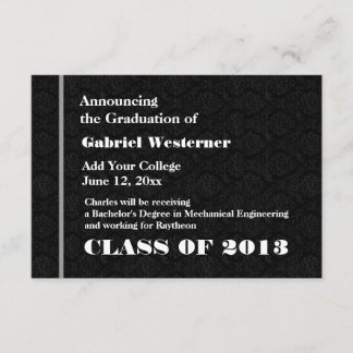 Invitación de nuevo grado negro en cualquier año G